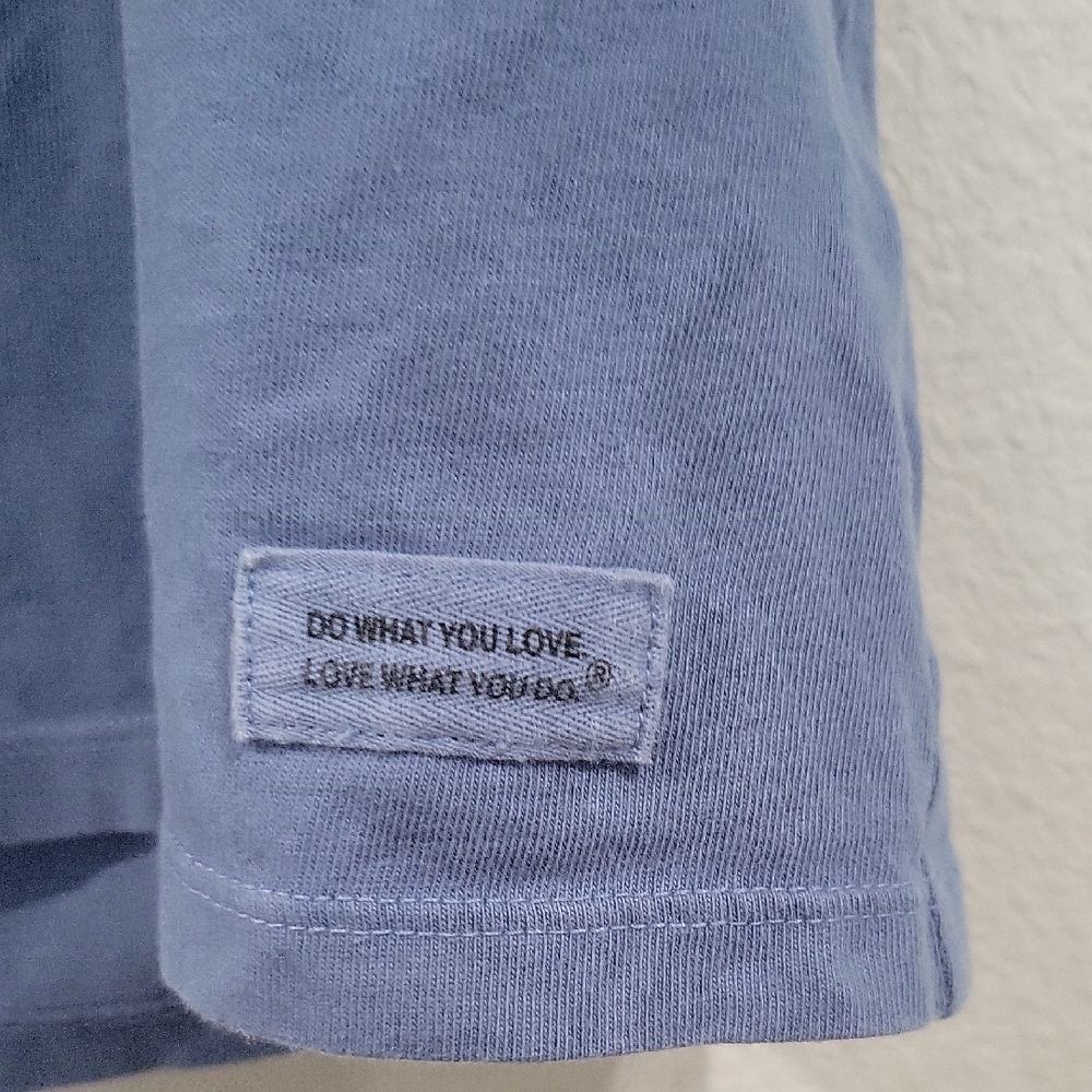 Life is Good Blue Sunflower Women's Top - Picture 4 of 5